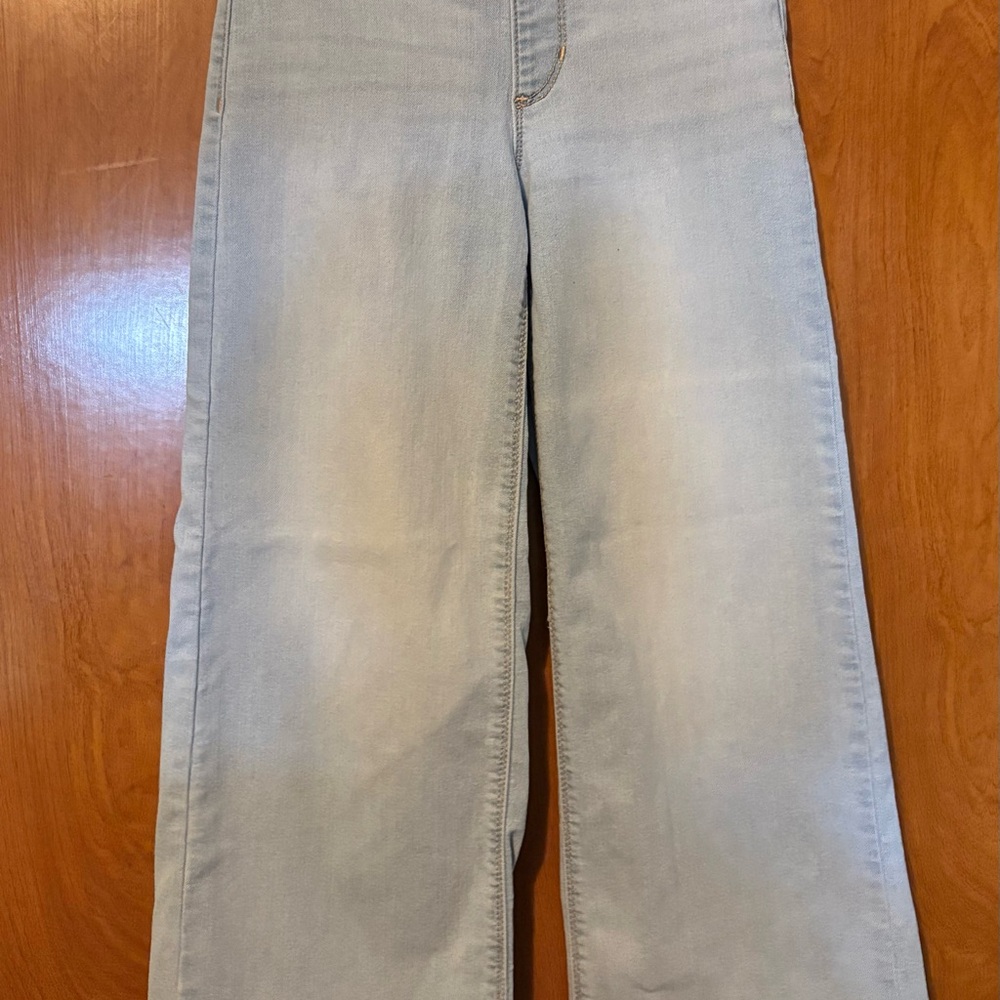 Wonder Nation Sky Blue Wide-Leg Pants